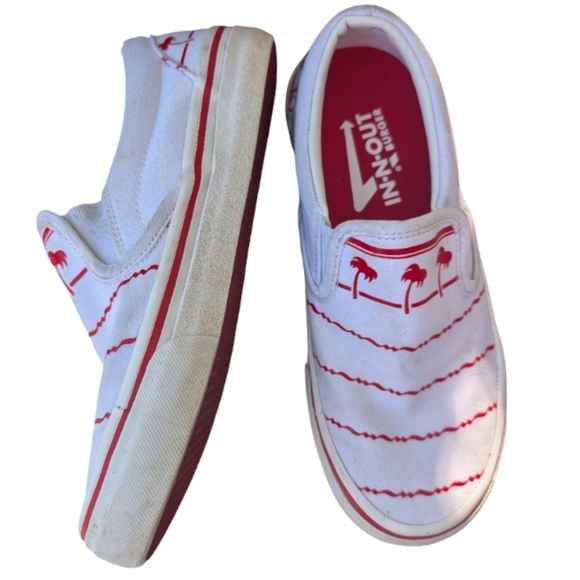 In-Out-Burger Drink Cup Sneakers RARE Burger Collectible Slip-On 6.5 - Picture 3 of 12